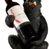 PIBM Stylish Simplicity Wine Racks Free Standing Resin Wine Bottle Holders，Home Decorative Sculpture Statue Crafts，For Living Room,Bedroom,Bar,Re