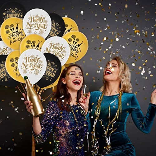 Happy New Year Decorations Table Cloth,PVC Plastic Wipe Clean Tablecloth - Waterproof Square Table Cover Protector for Kitchen Picnic Outdoor Ind