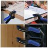 SYEONKOS Nylon Spring Clamps 6Pcs, Plastic Heavy Duty Spring Clips, Extra Strength and Grip Clips for Home Improvement, Wood Working Projects and
