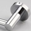 Towel Rack Wall Mounted Single Bar Stainless Steel Bathroom Towel Rail Electroplated Surface Rustproof Towel Shelf Shower Storage Rack Drilling I