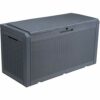 YITAHOME 380L Garden Storage Box, Large Waterproof Outdoor Storage Box with Lid, Lockable Patio Deck Boxes for Garden Tools Pillows Pool Supplies