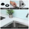 Sink Hole Cover Sink Tap Hole Plate Stopper Cover Blanking Metal Plug, 2Pack (Installing Hole for 31-40mm)