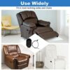 Spring.Rd 2 Pack Set Recliner Replacement Parts, Durable Recliner Release Pull Handle with Recliner Pull Cable Repair Replacement Part Compatible