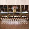Ceiling Wine Rack, Metal Iron Wine Rack, Creative Display Stand Multi-Function Storage Wine Rack, Glass Wine Holder, European Household Goblet Ho