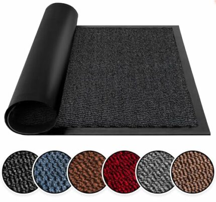 BLADO Washable Door Mats Indoor & Outdoor - Non-Slippery Heavy Duty Doormats Indoor - Stylish & Large Rubber Door Mat - Perfect Dust Grabbing Out