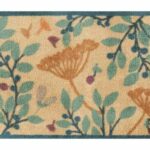 Turtle Mat Seedhead Neutral Dee Hardwicke Collection - Highly absorbent Indoor barrier mat with Multi-Grip backing 60x85cm