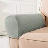 Arm Caps for Sofa,Armrest Covers,Polyester Armchair Arm Covers Stretch Sofa Arm Caps Armrest Covers for Chairs Furniture Protector Set Fits Squar