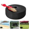 Umbrella Base Weight Bag, Round Base Stand Weatherproof Parasol Weights Bag with Large Opening fit for Offset, Cantilever or Standard Outdoor Pat
