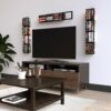You-Have-Space Modern Wall Mount Cd DVD Media Rack Storage Metal Shelf Organizer (Black)