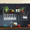 EYLINK Wine Racks,Wine Lovers/Ceiling Wine Racks Wall Mounted Hanging Wine Bottle Holder Metal Iron Wine Glass Rack Goblet Stemware Racks Bar Dec