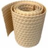 workingHOUSE Polyrattan Privacy Screen Strips for Double Bar Mesh Weatherproof Strips for Fence, Balcony and Terrace - Maintenance-Free and Easy