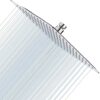Rain Shower Head, VIGIME High Pressure Square Rainfall Showerhead, 304 Stainless Steel Fixed Shower Heads with 144 Silicone Jets for The Ultimate