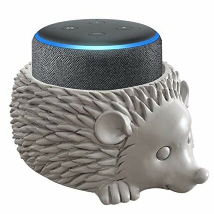 Dekodots Smart Speaker Table Stand (Hedgehog) - Decorative Holder for Amazon Echo Dot or Google Home Mini - Portable Design, No Sound or Micropho