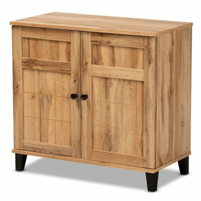 JYDQM With Cabinet Shoe Rack Home Furniture Finished Wood 2-Door Shoe Storage Cabinet Shoes Storage Rack