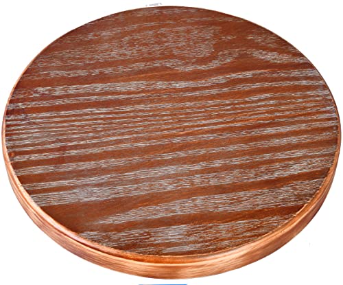 Topower Farmhouse Kitchen Stool, Industrial Counter Stool, Kitchen Deco Round Seat Standard Height Adjustable Swivel Bar Stools Indoor House Desi