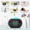 Aroma Essential Oil Diffuser Humidifier: 400ml Aromatherapy Air Diffusers for Home Cool Mist Vaporizer Timer for Large Room Ultrasonic Scented Hu