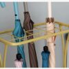 AANAN Umbrella Stands,Umbrella Holder Iron Umbrella Stand Rack Metal Screw Reinforcement Drain Tray Design Design Indoor Umbrella Holder Umbrella