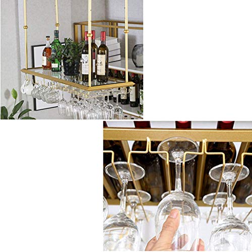 MiroDo Hanging Wine Holder/Wall Mounted Wine Bottle Rack/Wall-Mounted Wine Rack/Floating Wine Shelf/Wall Mount Bottle Holder Glass Rack/Storage f