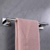 Hand Towel Bar 14", Suyar SUS304 Stainless Steel Shower Towel Holder, Bathroom Kitchen Closet Cabinet Washcloth Rack Wall Mounted, Polished Chrom