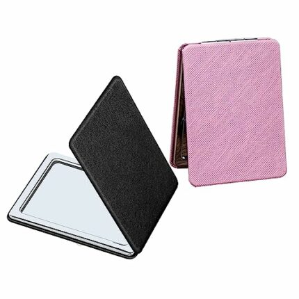 HBINGL compact mirror,Direct Premium Compact Mirror Portable Travel Vanity Mirrors Folding Mirror Makeup Mirrors for Pocket Wallet Purse Handbag,