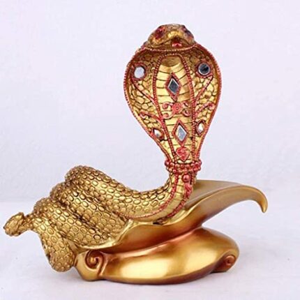 NEOCHY Cobra King Wine Rack，European Creative Home Decorations Gift，Ornaments Resin Craft