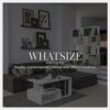 WHATSIZE ENTERPRISE – Malax – Versatile Wooden Storage Shelf - A Minimalist Display Cabinet with 4 Cube Compartments Ideal for Home - Furniture t