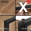 Harbour Lamp Sofa Side Table With Drawer for Living Room, Hallway, Bedroom - Handcrafted Reclaimed Wood Small Bedside Table with Shelf - Fully As