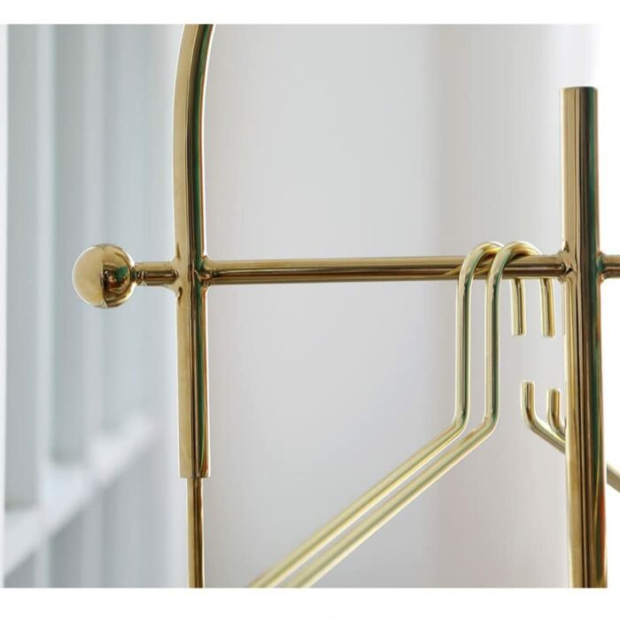 N/A Standing Hanger Garment Floor Coat Rack Clothing Entrance Hall Foot Coat Rack Jackets Metal Furniture (Color : D, Size : 56 * 24 * 175cm)