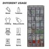ZEACCT 1 Pcs Hanging Shoe StorageHanger, Shoe Rack Over Door Storage, Closet Hanging Organizers, 24 Pockets Hanging Storage Over the Door, Door S