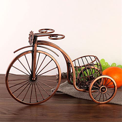 CdyBox Vintage Bicycle Wine Rack Wine Glasses Ornament Home Wine Cooler Table Decoration Wine Glass Rack