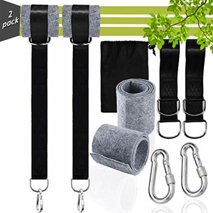 Todoxi Hammock Straps Tree Swing Straps, (Set Of 2) Swing Straps Hanging Kit, Hammock chair hanging kit, Hammock tree Straps, Max2200LB for Tree