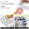 COMNICO Tablecloth Clips 12 Pack Stainless Steel Heavy Duty Outdoor Indoor Tables Cloth Cover Clamps Picnic Parties Food Hanging Hooks for Home K
