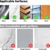Self-Adhesive Towel Rail, No Drilling, Guest Towel Rail, 40cm, Towel Rail for Rolled Guest Towels, Aluminium, Matt …