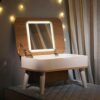 BVDSG Window Dressing Table Bedroom Multi-function Dressing Table Small Mini Assembly Economy Tatami Dressing Table