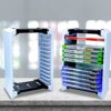 ADZ Game Storage Tower – Universal Games Storage Tower – Stores 12 Game or Blu-Ray Disks – Game Tower Rack for PS4, PS5, Xbox One, Xbox Series X/