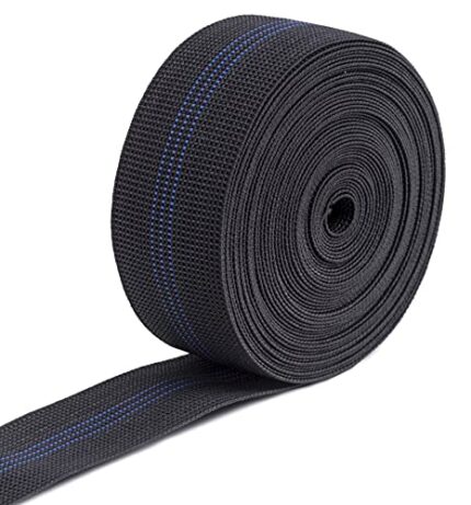IPEA Elastic Strap for Sofa, Chairs, Upholstery, Armchairs - 10 Meters in Length - 3 Rows Tie Rope for Seats, Backs - Elasticity 50% - Width 50 m