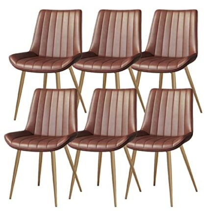 Kitchen Dining Room Furniture Chairs Leather Kitchen Chair,Dining Chairs Set Of 6,Modern Simplicity Bedroom Marriage Room Balcony Sofa Chair Dres