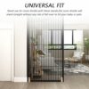 4pcs Folding Room Divider Stand,Wooden Room Divider Stand with Screws,Room Divider Screen Holder Feet Partition,Folding Privacy Screen Holder for