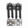 YJZ 2Pcs Sofa Sectional Furniture Connector Joint Snap Alligator Clip
