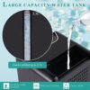 YJINGRUI Water-cooled Mattress System 2.5L System Electric Water Cool Mat Mattress Cooler(1.6mx1.4m，Black)