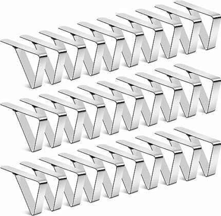 30 Pcs Tablecloth Clips for Picnic tables | Outdoor Table Clips, Picnic Tablecloth Clips, Clamps for tables | Standard Size | Table Cloth Clips S