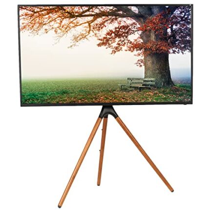 VIVO Artistic Easel 45 to 65 inch LED LCD Screen, Studio TV Display Stand, Adjustable TV Mount with Swivel and Tripod Base STAND-TV65A
