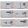 Ceramic Towel Bar Single Bar Matte Black Bronze Antique Bathroom Copper Bathroom Wall Towel Rack 60Cm/C