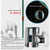 Nicoone 4PCS Shower Door Wheels,23mm Top and Bottom Shower Door Rollers,Zinc Alloy Shower Door Replacement Rollers for Both Flat Sliding/Curved S