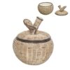 DCASA Rattan Apple Shape Box