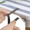 12 Pcs Picnic Tablecloth Clips,Stainless Steel Adjustable Outdoor Table Cloth Holder Table Cover Clips Clamps(Gold,Multi-color And Black)