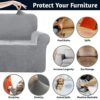 3 Seater Sofa Cover Stretchable Couch and Seat Protector 190-130cm (UK Company)
