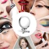 Yunmoxiao Hand Mirror, Double-Sided Hand Held Mirror,1X/10X Magnifying Foldable Makeup Mirror Magnification & Adjustable Handle/Stand, Portable S