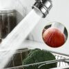 Movable Kitchen Sink Tap Spray Head, 360° Rotatable Anti-Splash Faucet Extender with Hose, Sprayer Head Faucet Sprayer Attachment with 3 Modes fo