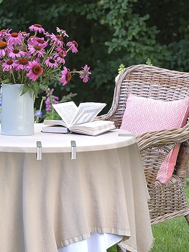 Bohoray 16 Pieces Table Cloth Clips for Outside Table,Tablecloth Clips,Table Clips for Table Cloth Outdoor,Stainless Steel Table Cover Clips Adju